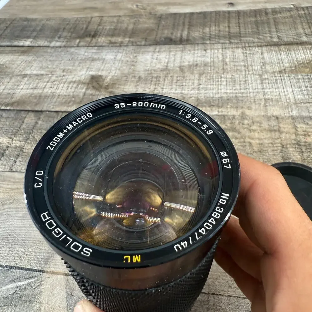 Soligor Lens 35-200mm 1:3.8-5.3 Zoom Macro